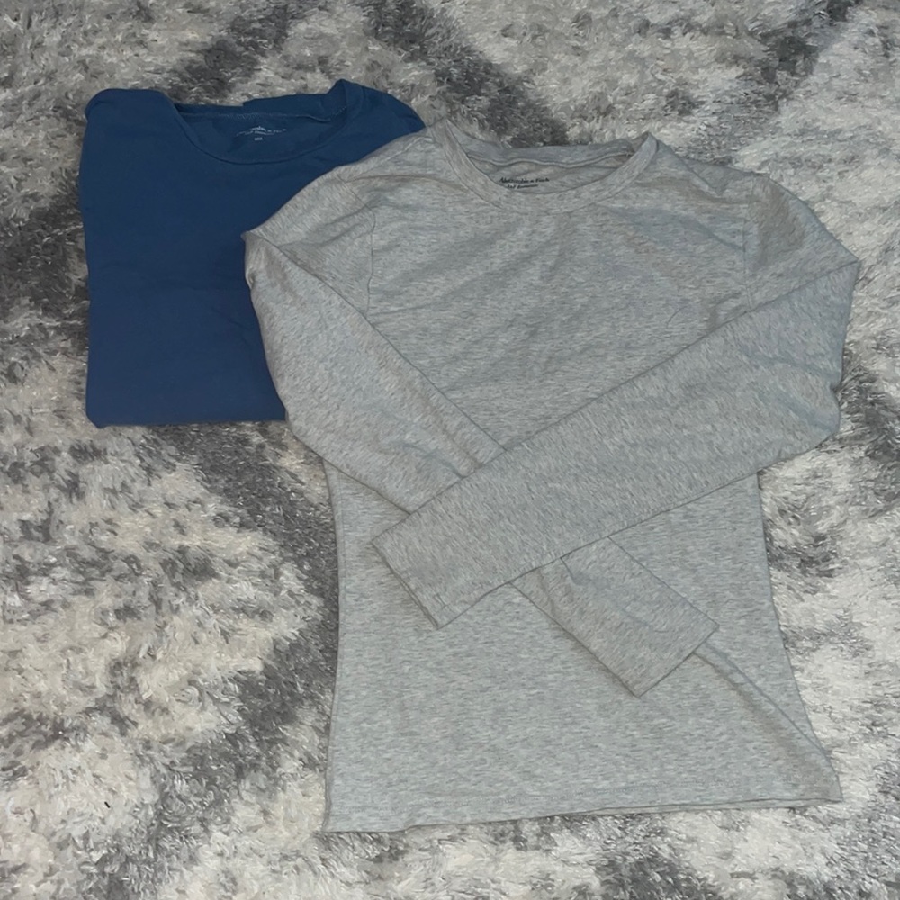 Abercrombie and Fitch Essential Long-Sleeve Tuckable Baby Tee